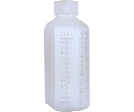 金鵄製作所 マーカー投薬瓶 150mL ノーマルキャップ（ホワイト:白）1箱（80本入） B05B0-00000 1箱（ご注文単位1箱）【直送品】