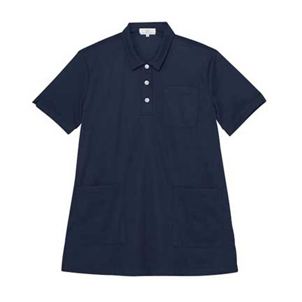 KIRAKU（トンボ） レディスチュニック ネイビー 4L（身丈79cm） CR211-88 4L 1枚（ご注文単位1枚）【直送品】