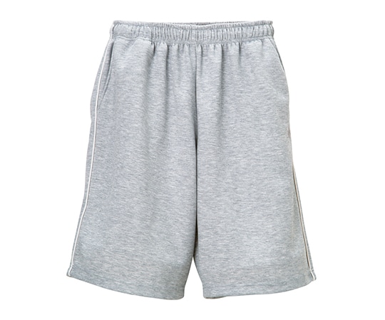 ディーフェイズ ハーフパンツ（男女兼用） グレー 3L C-23 1枚（ご注文単位1枚）【直送品】