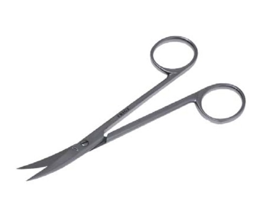 日本フリッツメディコ 形成特殊剪刀（糸切剪刀）14cm 曲 B992-034 1本（ご注文単位1本）【直送品】