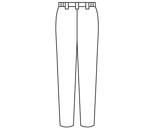 住商モンブラン ナースパンツ L 白 73-951 L 1枚（ご注文単位1枚）【直送品】