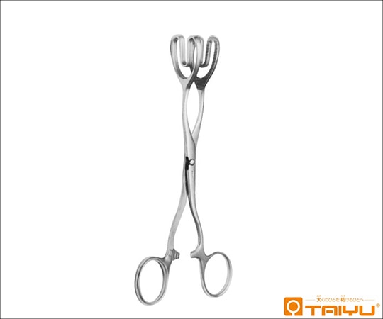 TAIYU(大祐医科工業) ホッチ舌鉗子 ハズシ 全長17.5cm TY-568 1本(ご注文単位1本)【直送品】