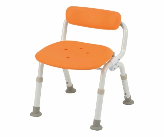 パナソニックエイジフリー シャワーチェア ユクリア コンパクト腰当付おりたたみN オレンジ PN-L40921D 1個(ご注文単位1個)【直送品】