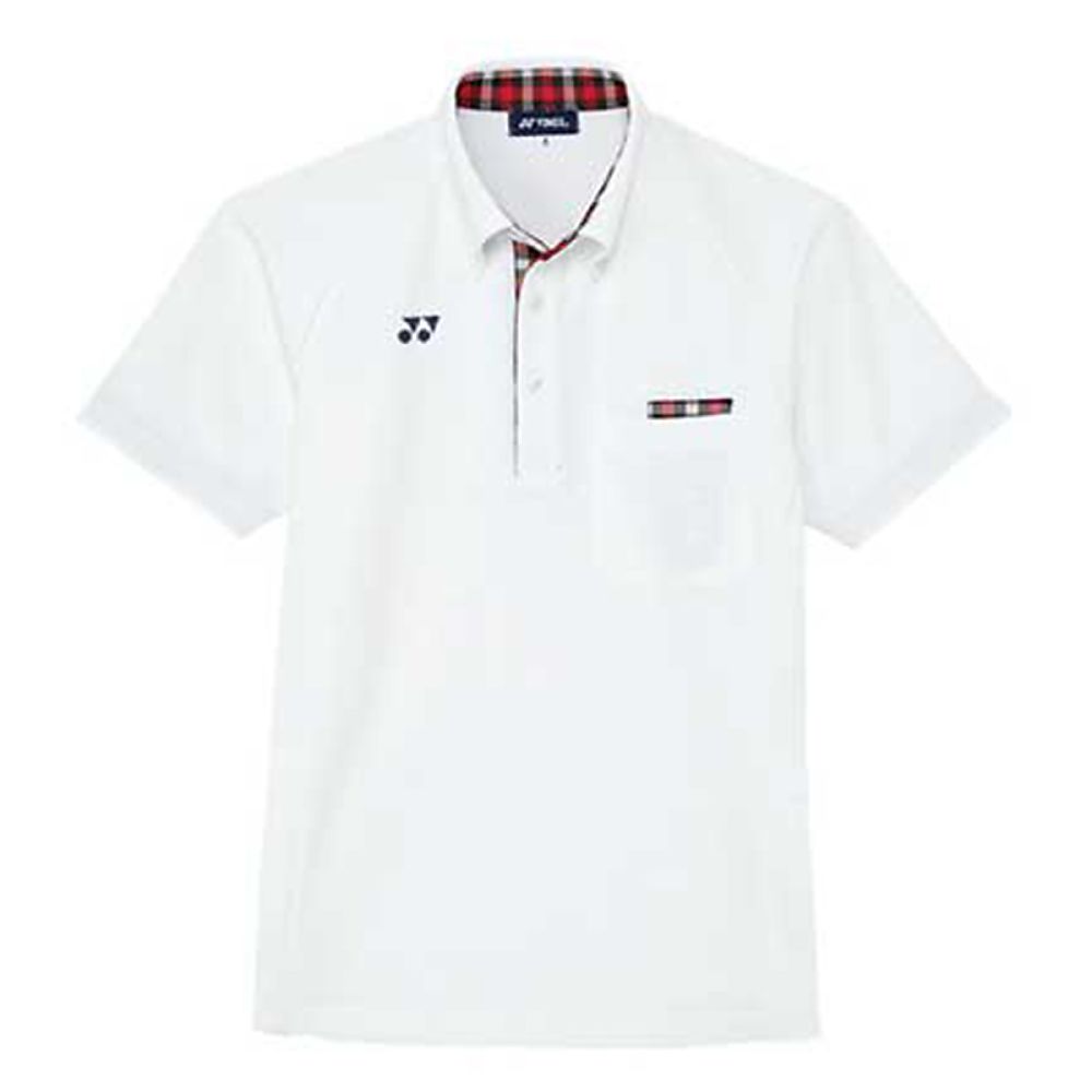YONEX（トンボ） ニットシャツ ホワイト 4L（身丈80cm） CY203-01 4L 1枚（ご注文単位1枚）【直送品】