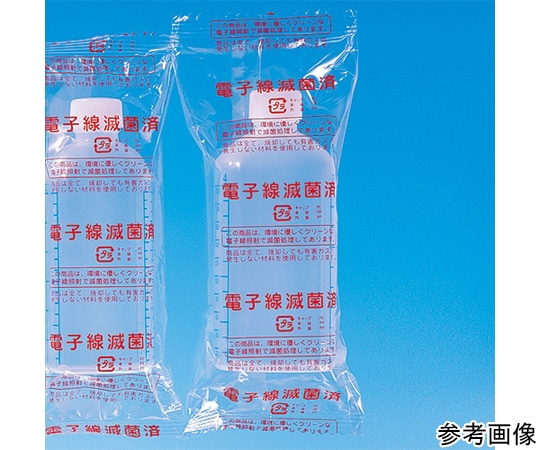 シンリョウ 滅菌済 プリント目盛瓶 青目盛 300mL 40本入 117060 1箱（ご注文単位1箱）【直送品】