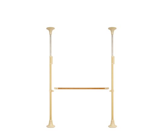 DIPPERホクメイ ベスポジBPZ 丸ベース ショート H型 木手すり 取り外し1200 セット BPZ-H2300-22 1個（ご注文単位1個）【直送品】