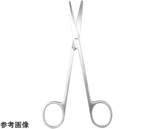 アズワン メッツェンバウム剪刀 直 18.0cm 0-020-18 1本（ご注文単位1本）【直送品】