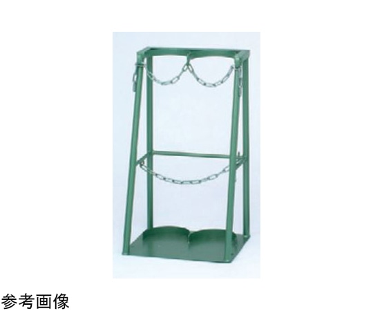 久喜製作所 ボンベスタンドC2付 1500L 2本用 SBS-1502 120020026 1台（ご注文単位1台）【直送品】