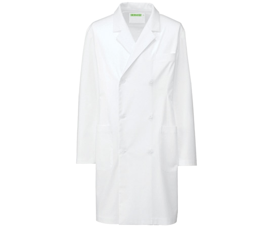 サンアロー メンズ診察衣Wハーフ丈 ホワイト M REP205T-10 M 1枚（ご注文単位1枚）【直送品】