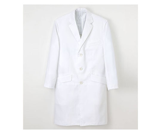 ナガイレーベン 男子シングル診察衣 ホワイト S FD4020 1枚（ご注文単位1枚）【直送品】