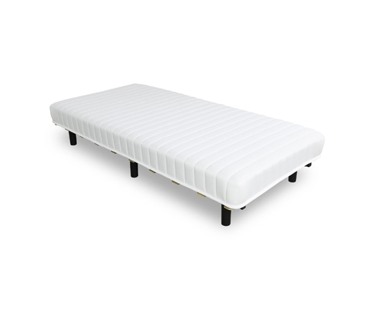 東谷 圧縮ロール脚付きボンネルコイルマットレス ホワイト BW-555 1個（ご注文単位1個）【直送品】