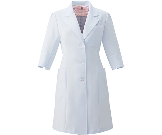 フォーク レディスコート ホワイト S HI402-1 1枚(ご注文単位1枚)【直送品】