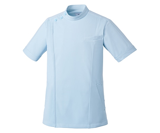 ミズノ（チトセ） 男女兼用ケーシージャケット サックス S MZ0069-C-3-S 1枚（ご注文単位1枚）【直送品】