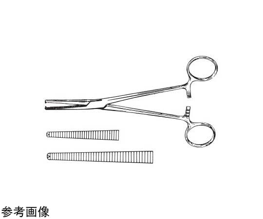 NAPOX コッヘル止血鉗子 直有鈎 140mm C-3-140 1個（ご注文単位1個）【直送品】