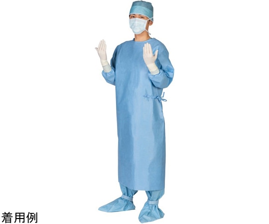 日昭産業 HQサージカルガウン 3L マスク付 1箱(52枚入) 24514 1箱(ご注文単位1箱)【直送品】
