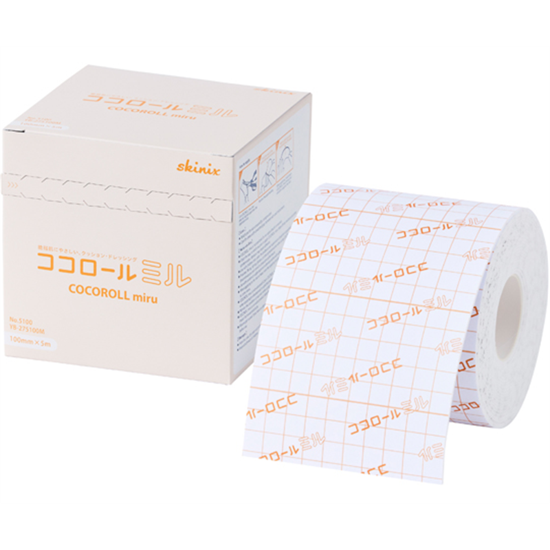 skinix ココロールミル MDRPU対策用クッションドレッシング 100mm×5m 1ケース(8巻入) YB-275100M 1ケース(ご注文単位1ケース)【直送品】