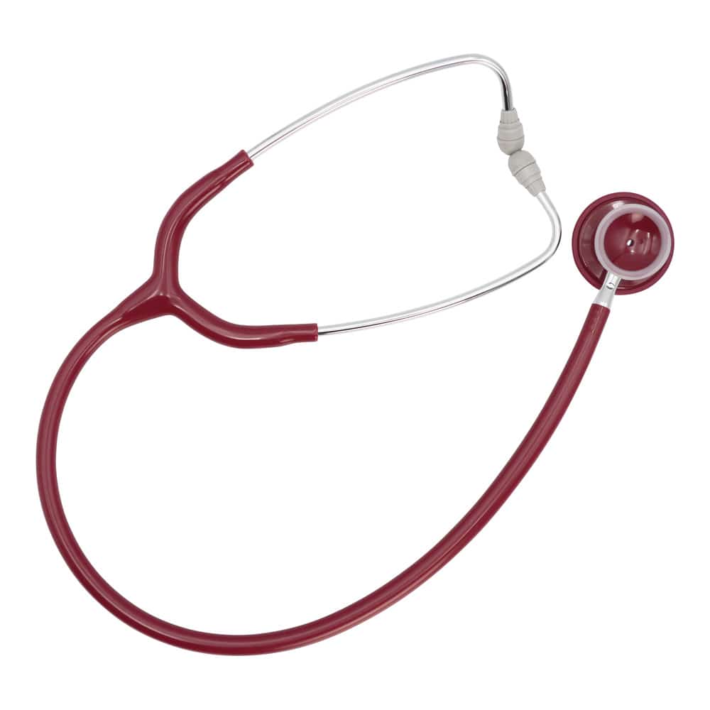 ケンツメディコ 聴診器（ナーシングフォネット）ダブル No.126Ⅲ バーガンディ 0126B208 1本（ご注文単位1本）【直送品】
