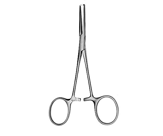 YDM 止血鉗子（コッフェル） 直 有鈎 130mm AA-10S 1本（ご注文単位1本）【直送品】