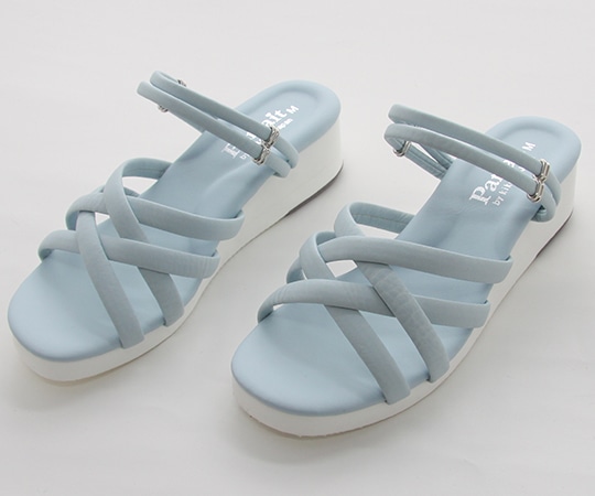 キクスイーサンダル マルチストラップ2WAYサンダル サックス LL（24.5~25.0cm） 17012 1足（ご注文単位1足）【直送品】