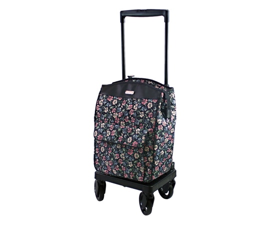 島製作所 ショッピングカート メロディ スムーズST 小花BK  1個（ご注文単位1個）【直送品】