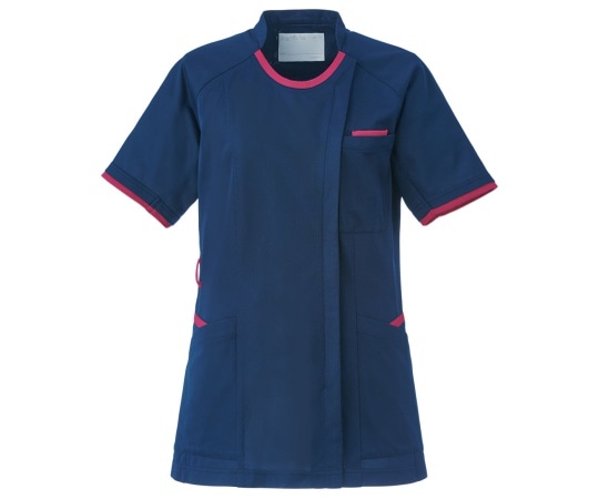 オンワード スクラブ ネイビー×ローズ S HS-8057 1枚（ご注文単位1枚）【直送品】