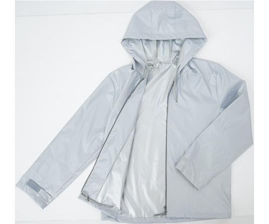 サンファミリー 発汗シェイプエクササウナスーツ ライトグレー L 1-00247-004 1セット（ご注文単位1セット）【直送品】