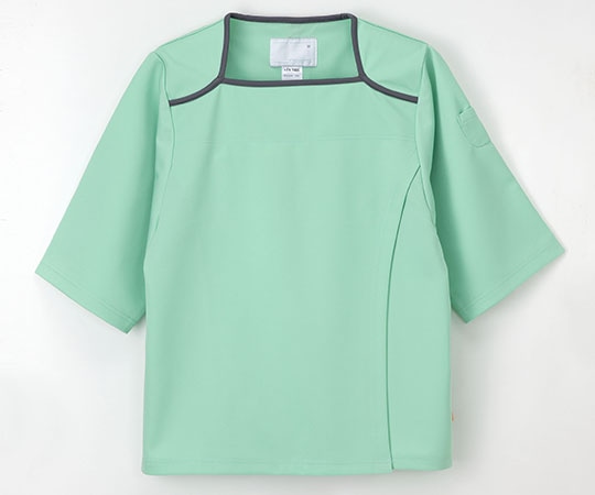 ナガイレーベン 検診衣上衣 グリーン M FK1466 1枚（ご注文単位1枚）【直送品】