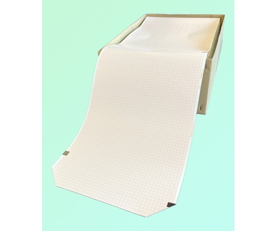 国際チャート 心電図記録紙 210mm巾×295mm折 全長300m 裏面カルテ有 MRC621-KC 1冊（ご注文単位1冊）【直送品】