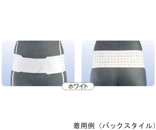 アシスト 丸型骨盤バンド スレンダー ホワイト LL 15251 1本（ご注文単位1本）【直送品】
