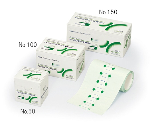 ミリオンエイド ドレッシングテープW No.100（5mタイプ） 1ケース（12巻入） MA-E5100-W 1ケース（ご注文単位1ケース）【直送品】