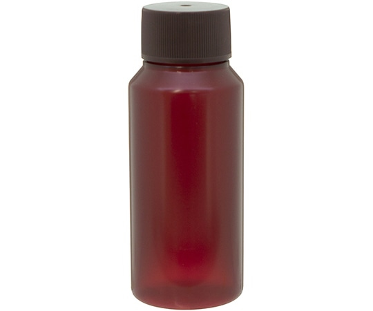 金鵄製作所 NK茶投薬瓶 60mL ノーマルキャップ（ブラウン:茶） 目盛印刷なし 1箱（200本入） B0370-900BR 1箱（ご注文単位1箱）【直送品】