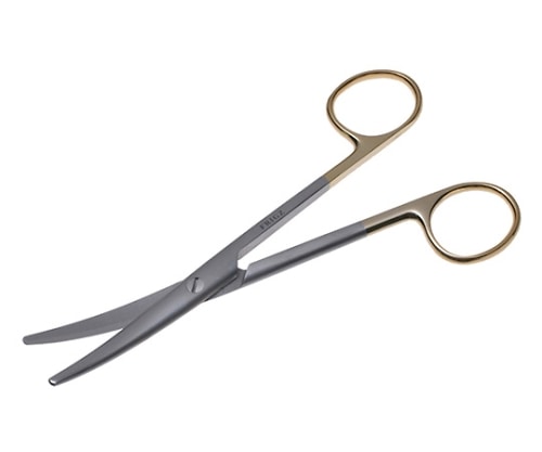 日本フリッツメディコ T/Cメーヨ・スティーレ剪刀 17cm 曲 B022-017C 1個（ご注文単位1個）【直送品】