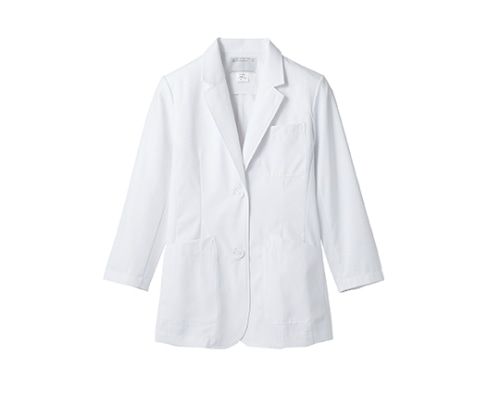 住商モンブラン 診察衣 レディス 長袖S 白 71-301 L 1枚（ご注文単位1枚）【直送品】