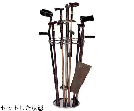 日進医療器 杖用展示台 No.95-04 1個（ご注文単位1個）【直送品】