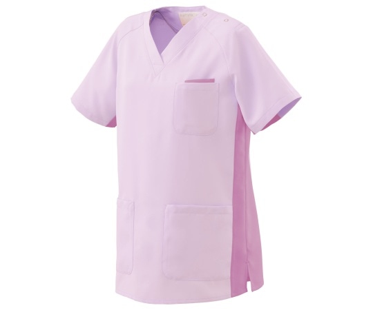 オンワード スクラブ ラベンダー×ディープラベンダー L HS-8001 1枚（ご注文単位1枚）【直送品】