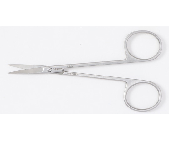 Leprex 小直剪刀 両鋭 110mm LB-12 1個(ご注文単位1個)【直送品】