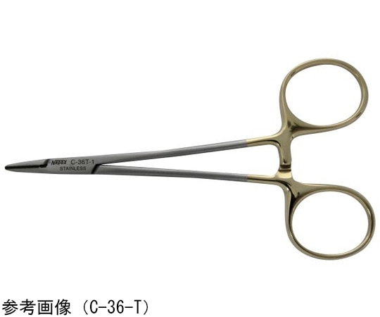 Leprex 超硬チップ付 ヘガール持針器 140mm LC-36-T-140 1個（ご注文単位1個）【直送品】