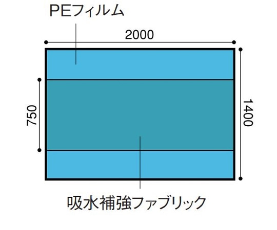 日昭産業 バックテーブルカバー 140×200cm 1セット（35枚入） 23312 1セット（ご注文単位1セット）【直送品】