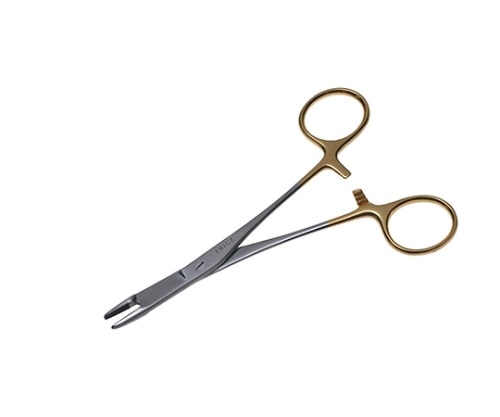 日本フリッツメディコ T/Cオールセン・ヘガール持針器 12cm 0.4チップ付 C013-012X 1個(ご注文単位1個)【直送品】