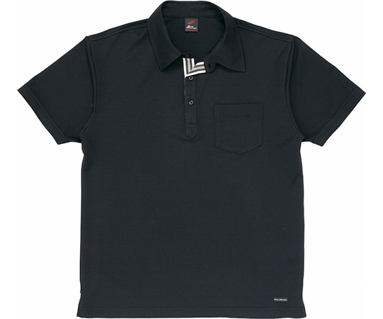 WHISEL（自重堂） 半袖ポロシャツ ブラック S 85214 1枚（ご注文単位1枚）【直送品】