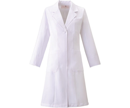 フォーク レディスコート ホワイト L HI400-1 1枚（ご注文単位1枚）【直送品】