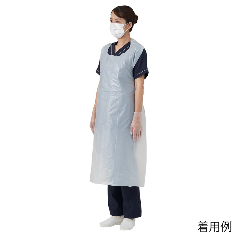 竹虎 竹虎ビニールエプロンP ホワイト 50枚入×20箱 076355 1ケース(ご注文単位1ケース)【直送品】
