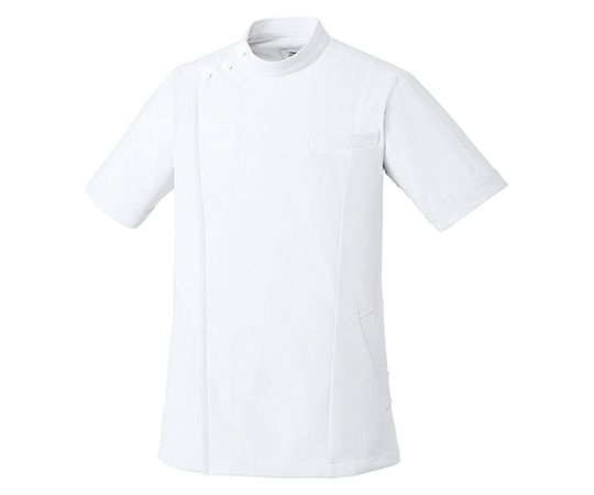 ミズノ(チトセ) 男女兼用ケーシージャケット ホワイト 4L MZ0069-C-1-4L 1枚(ご注文単位1枚)【直送品】