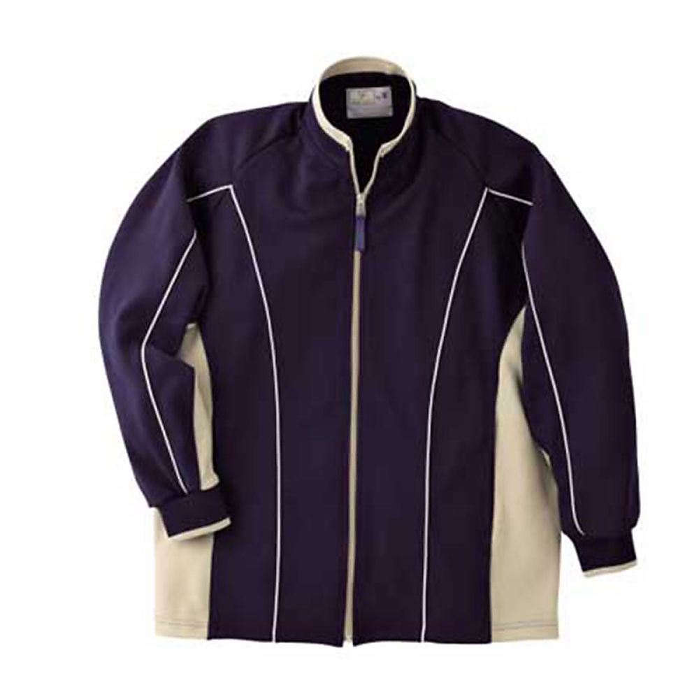 KIRAKU（トンボ） ハーフジャケット ネイビー×ベージュ 4L（身丈80cm） CR068-88 4L 1枚（ご注文単位1枚）【直送品】