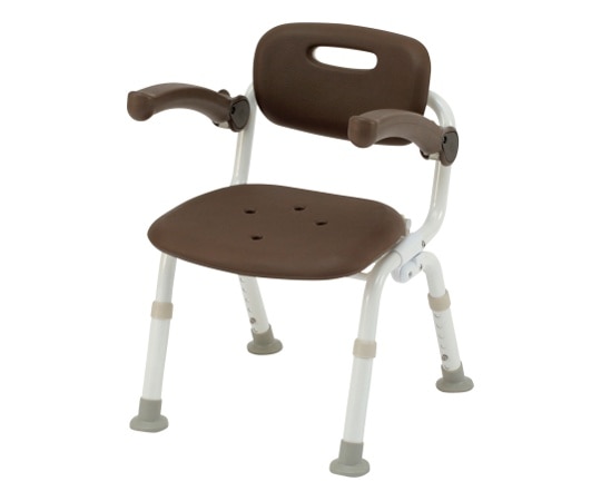 パナソニックエイジフリー シャワーチェア ユクリア コンパクトSPおりたたみN ブラウン PN-L41321BR 1個（ご注文単位1個）【直送品】