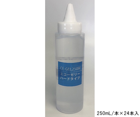 ちばら エコーゼリー 250ml×24本入 ハードタイプ(超音波診断用) CE-GEL250H 1箱(ご注文単位1箱)【直送品】
