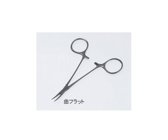 日本フリッツメディコ 止血鉗子 デリケート モスキート 11cm 曲フラット F053-0803F 1個(ご注文単位1個)【直送品】