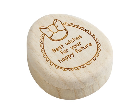 オオサキメディカル 臍帯箱 オーバル （乾燥剤・脱脂綿入） 86114 1個（ご注文単位1個）【直送品】