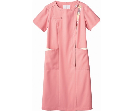 住商モンブラン ナースワンピース 半袖 ローズ/アメリ ピンク M LW411-62 M 1枚（ご注文単位1枚）【直送品】