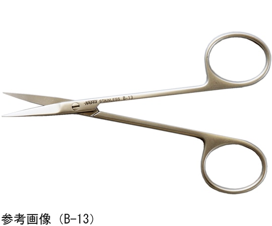 NAPOX 左利き用小反剪刀 両鋭 110mm B-13-L 1個（ご注文単位1個）【直送品】